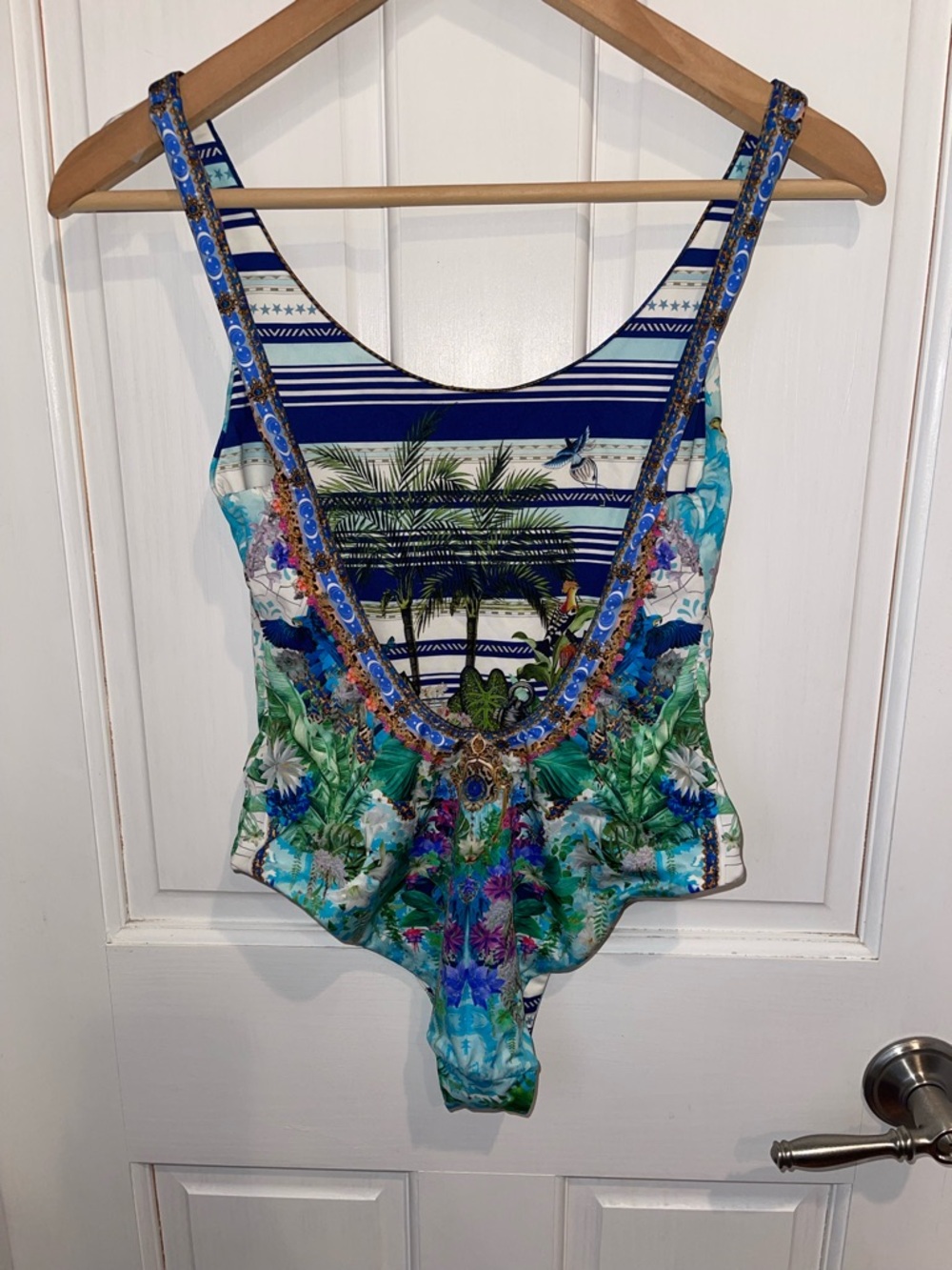 Camilla Moon Garden Reversible One-Piece Swimsuit - Multicolor - Picture 6 of 13